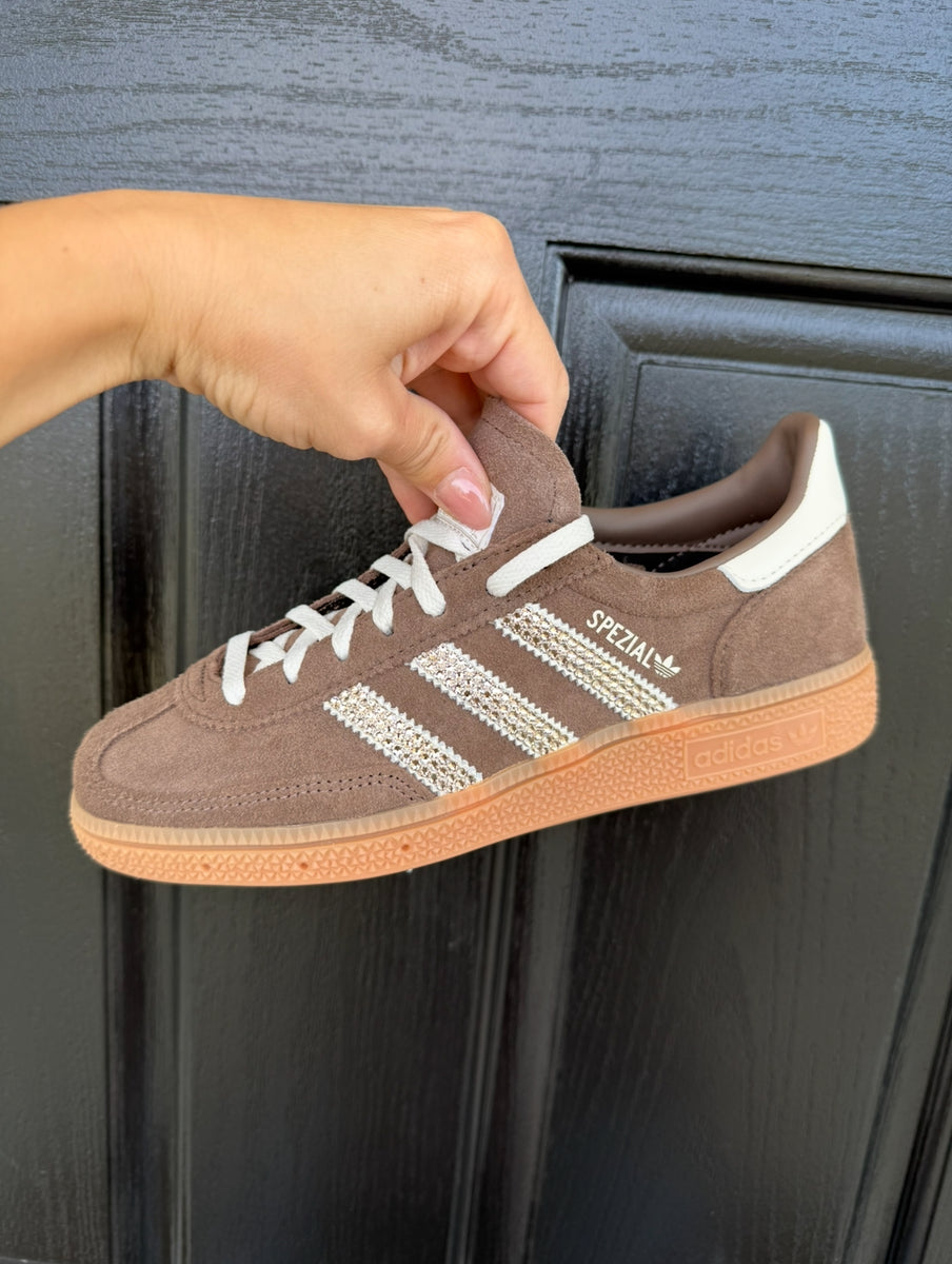 Brown Knit Swarovski Adidas Original Spezial – Pink Ivy