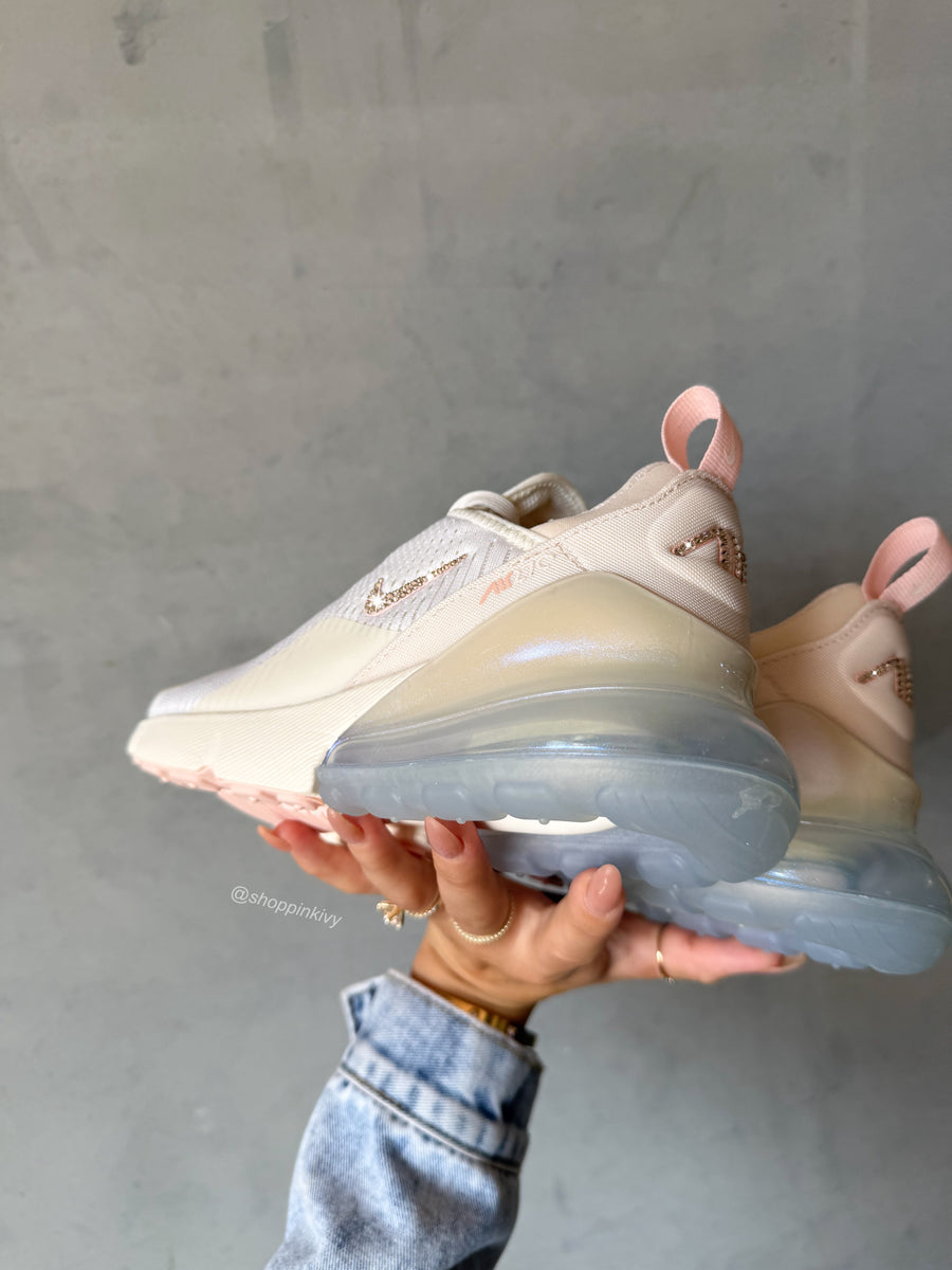 swarovski nike air max 270 shoes blinged out with swarovski