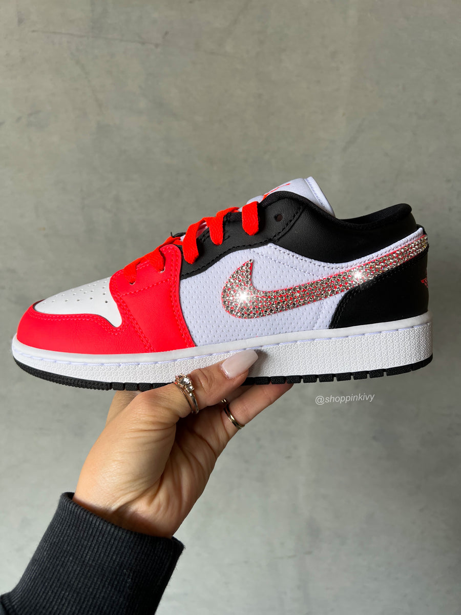 Glitter Pink And Black Ones Jordans Jordan Retro Womens Glitter