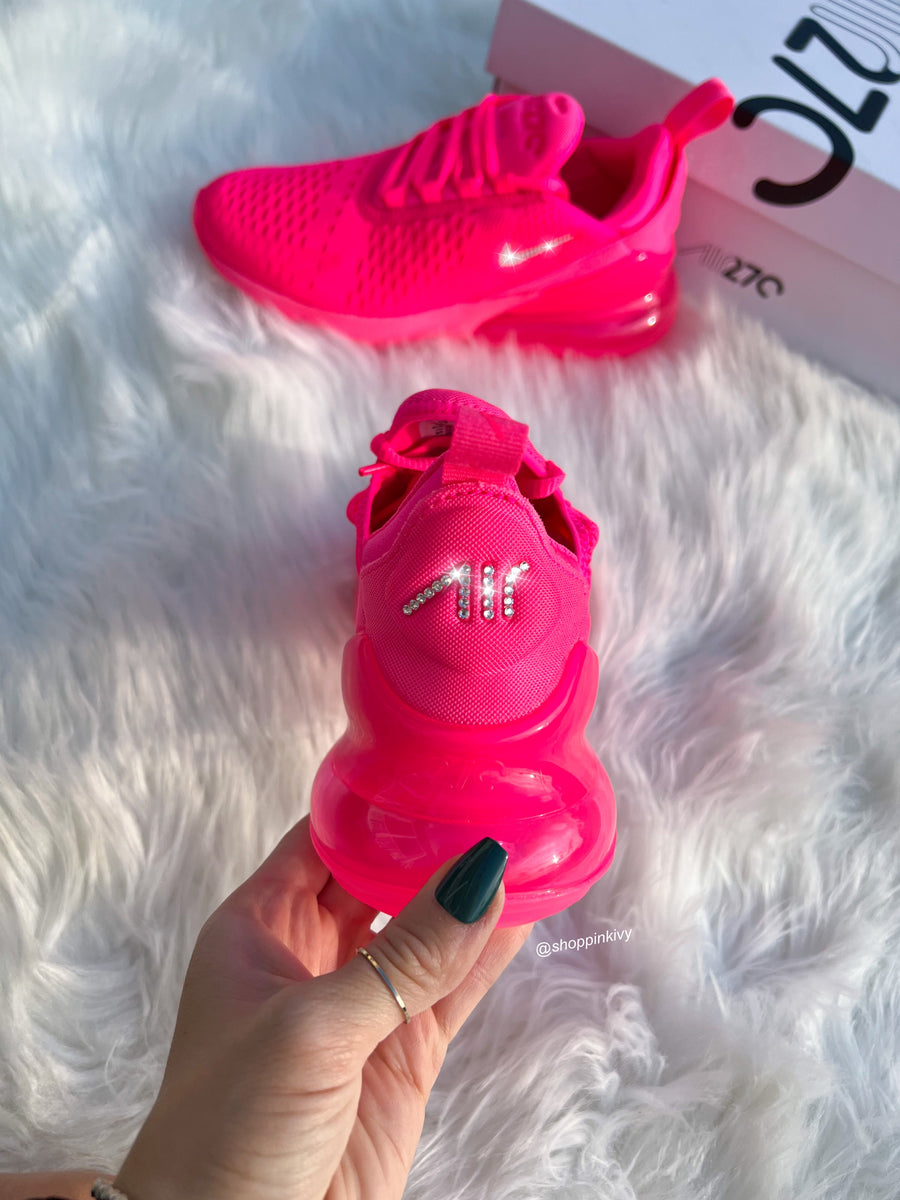 Swarovski Women's Nike Air Max 270 React Hyper Pink 