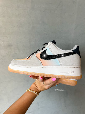 Special Edition Sunset Ombre Swarovski Women’s Air Force 1 Low Shoes