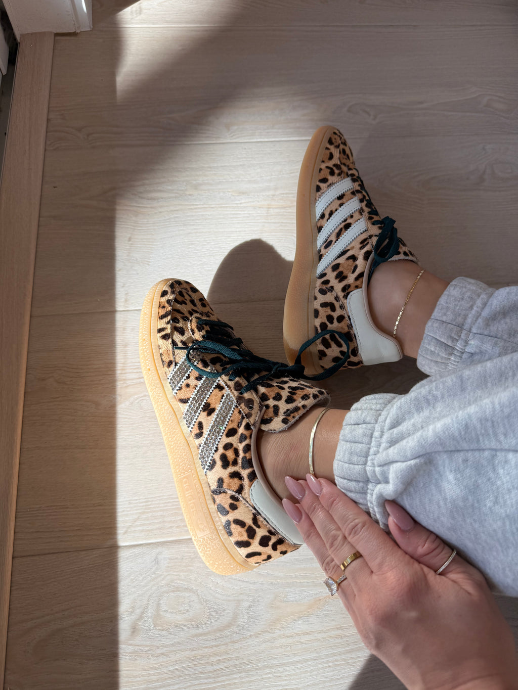 Leopardo Swarovski Adidas Original Gazelle