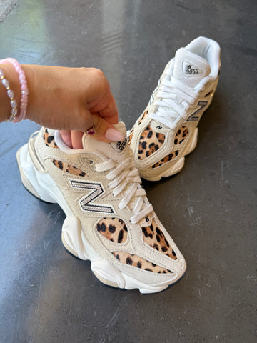 Tan Leopard Swarovski Women’s New Balance 9060
