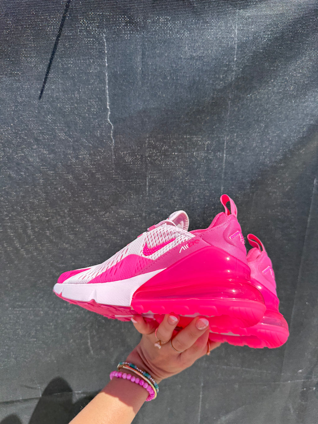 Rosa Swarovski Nike Mujeres Niñas Air 270