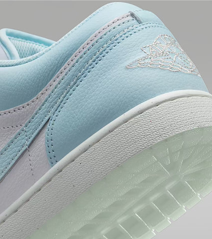 Pre-Order Baby Blue Swarovski Women’s Air Jordan 1 Low Shoes