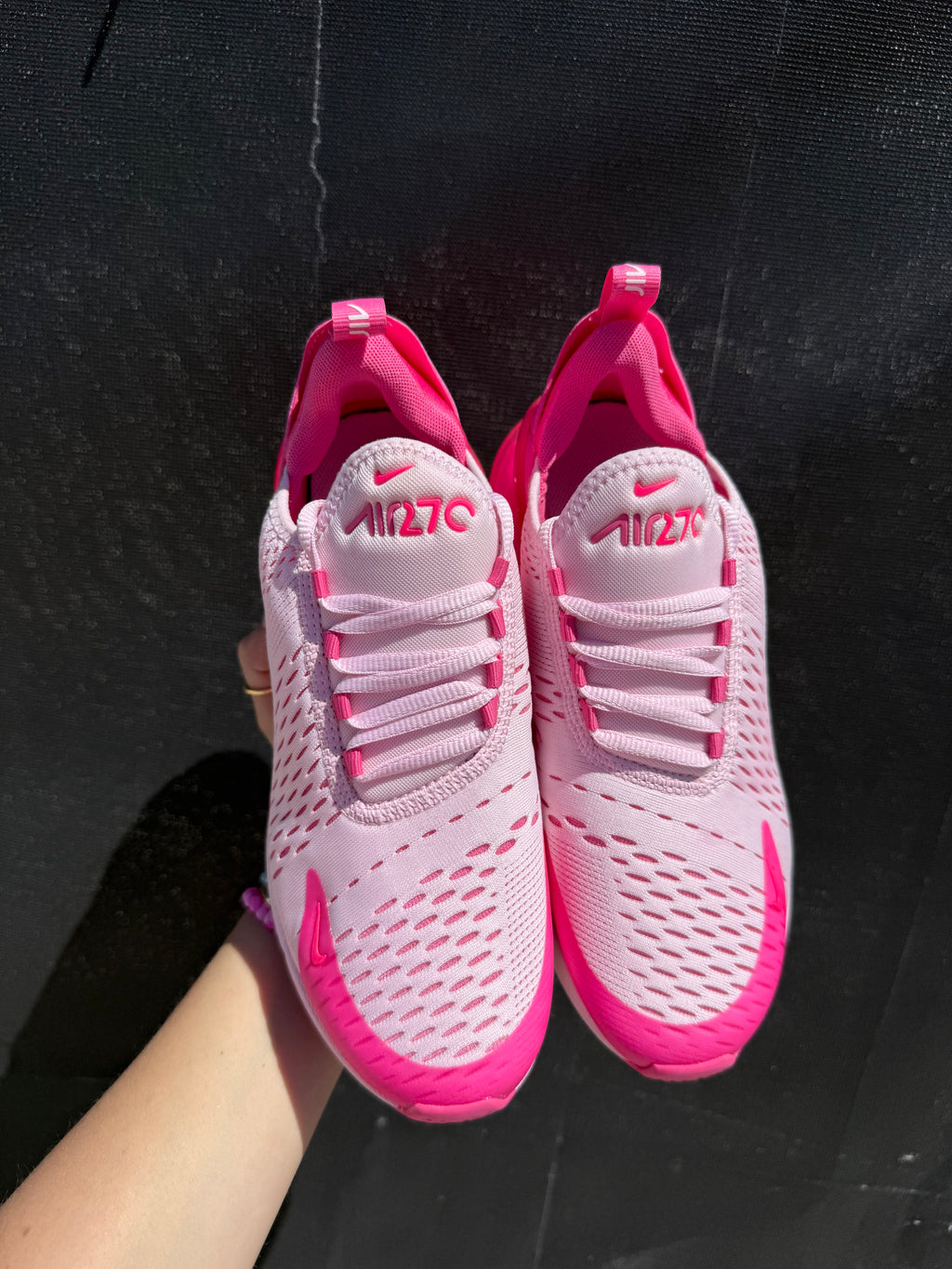 Rosa Swarovski Nike Mujeres Niñas Air 270