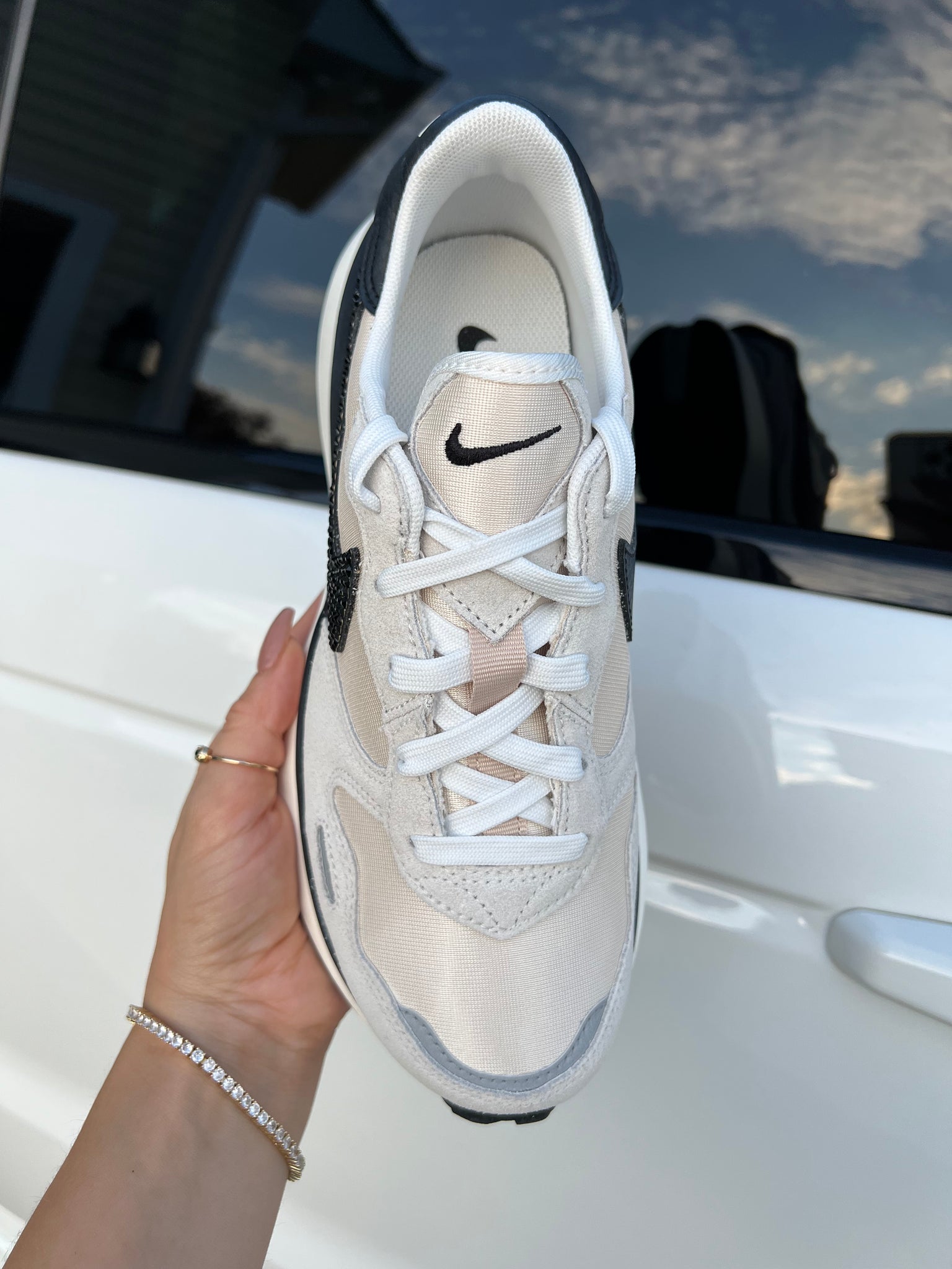Neutral Swarovski Womens Nike Shoes â Pink Ivy