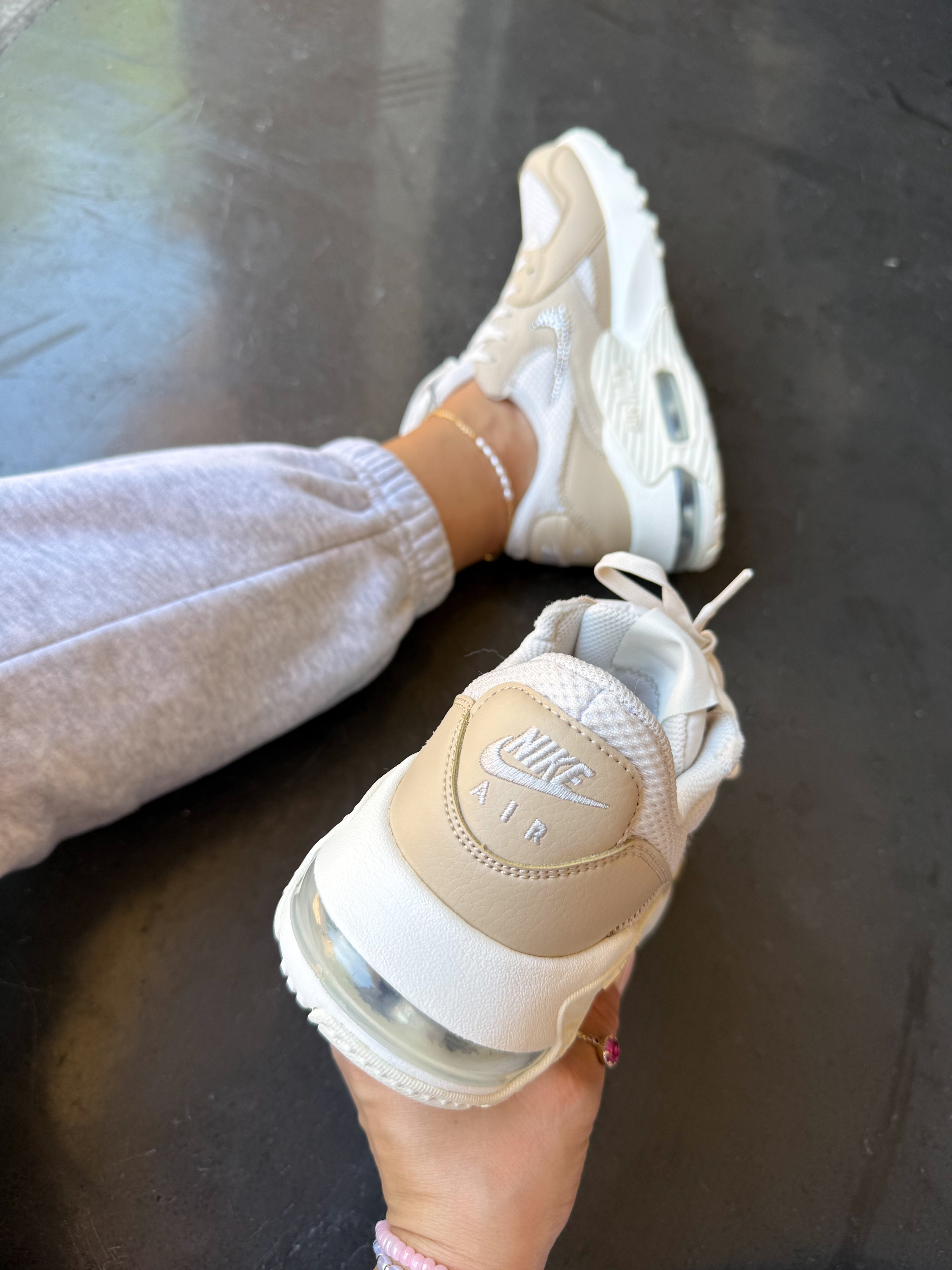 NEW Cream Sand Nike Swarovski Womens Nike Air Max