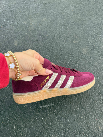 Merlot Swarovski Adidas Original Spezial Shoes