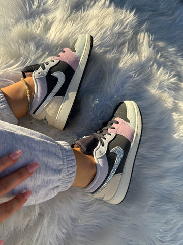 Spring ‘26 Swarovski Women’s Air Jordan 1 Low Shoes