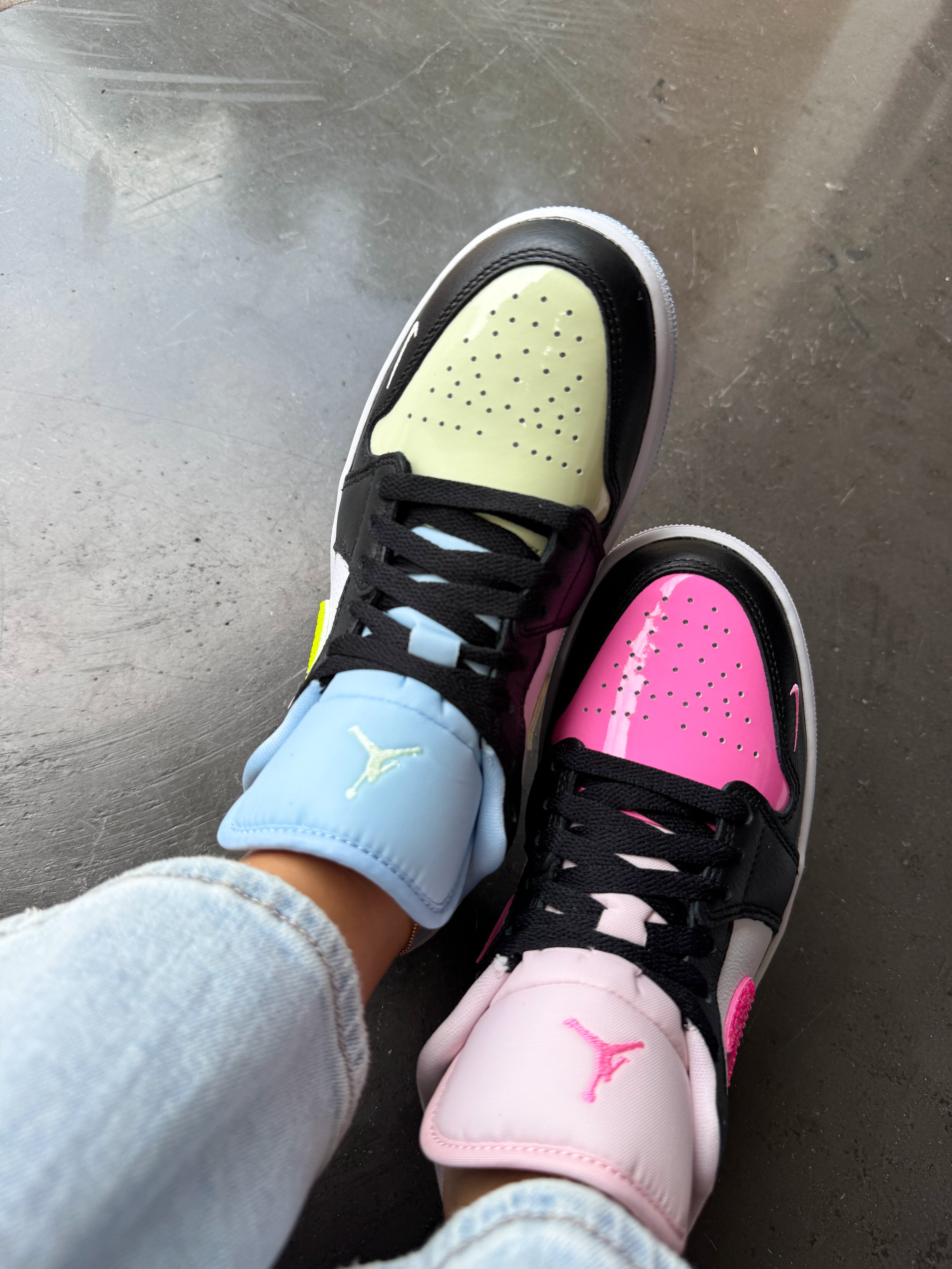 NEW Mismatch Swarovski Women’s Air Jordan 1 Low Shoes