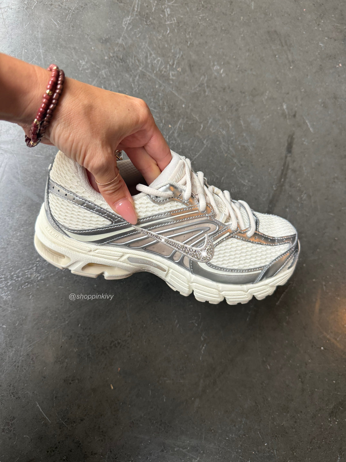 New Cream Metallic Swarovski Nike Air Max