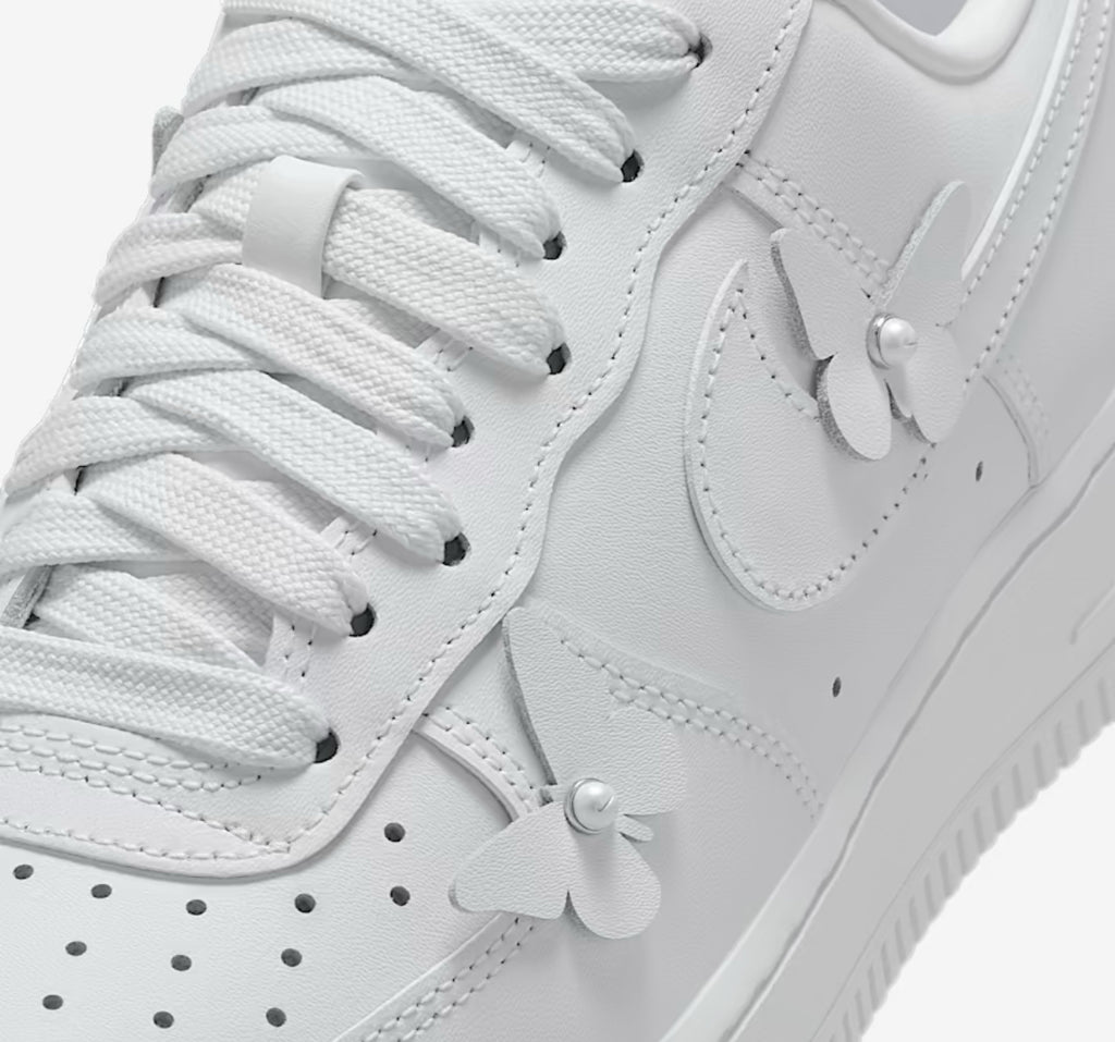 RARE Butterfly 🦋 Edition White Swarovski Nike Air Force 1