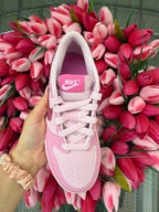 Pink Swarovski Dunk Low Shoes