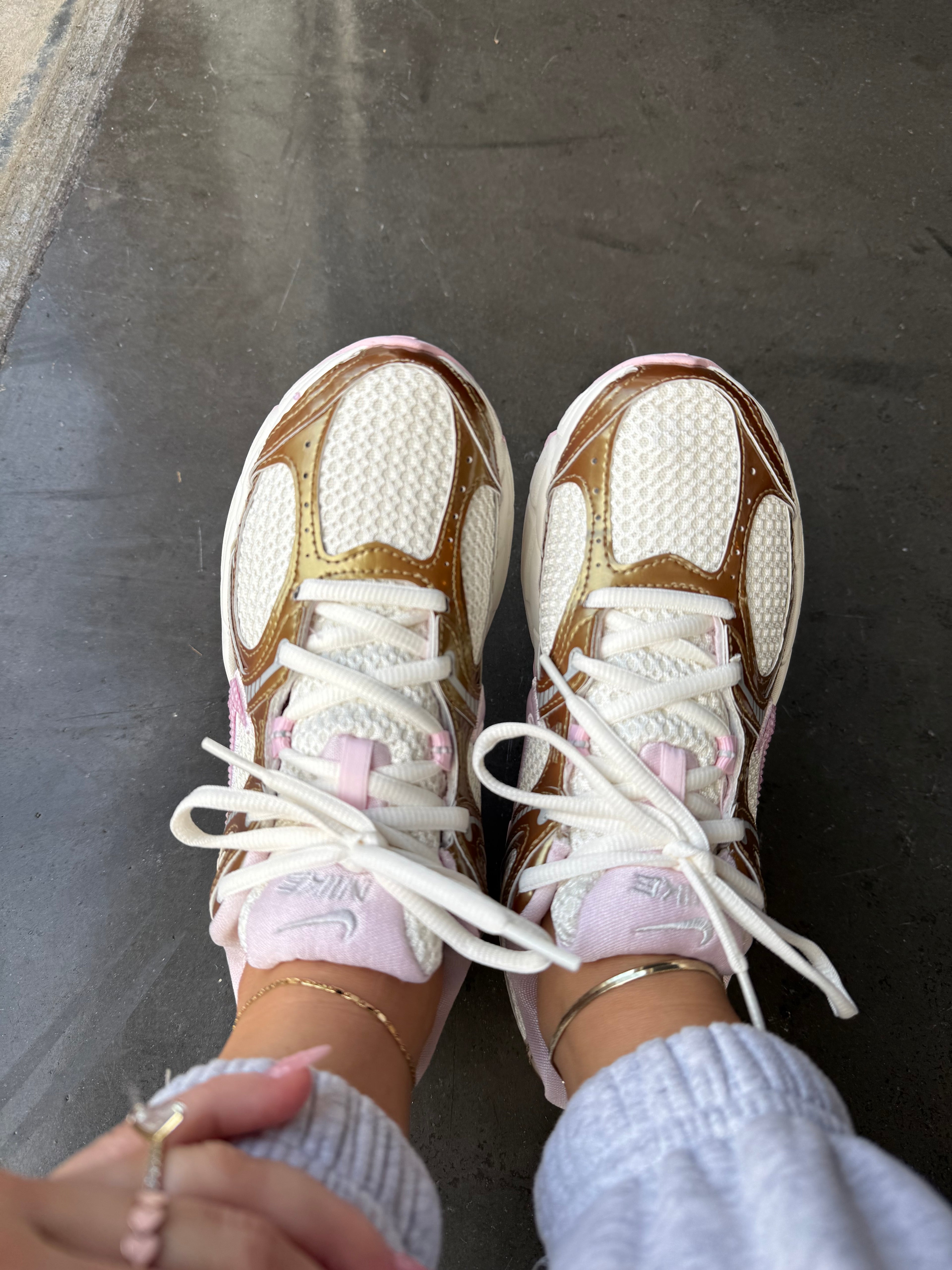 Zapatillas Nike Swarovski Oro Rosa Perla para Mujer