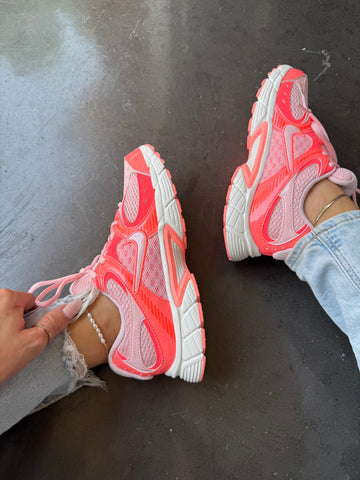 Coral Pink Swarovski Womens Nike Shoes
