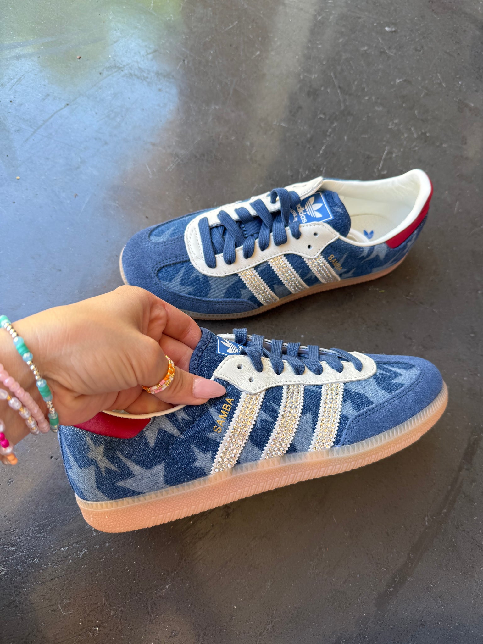 Americana Swarovski Adidas Original Samba OG