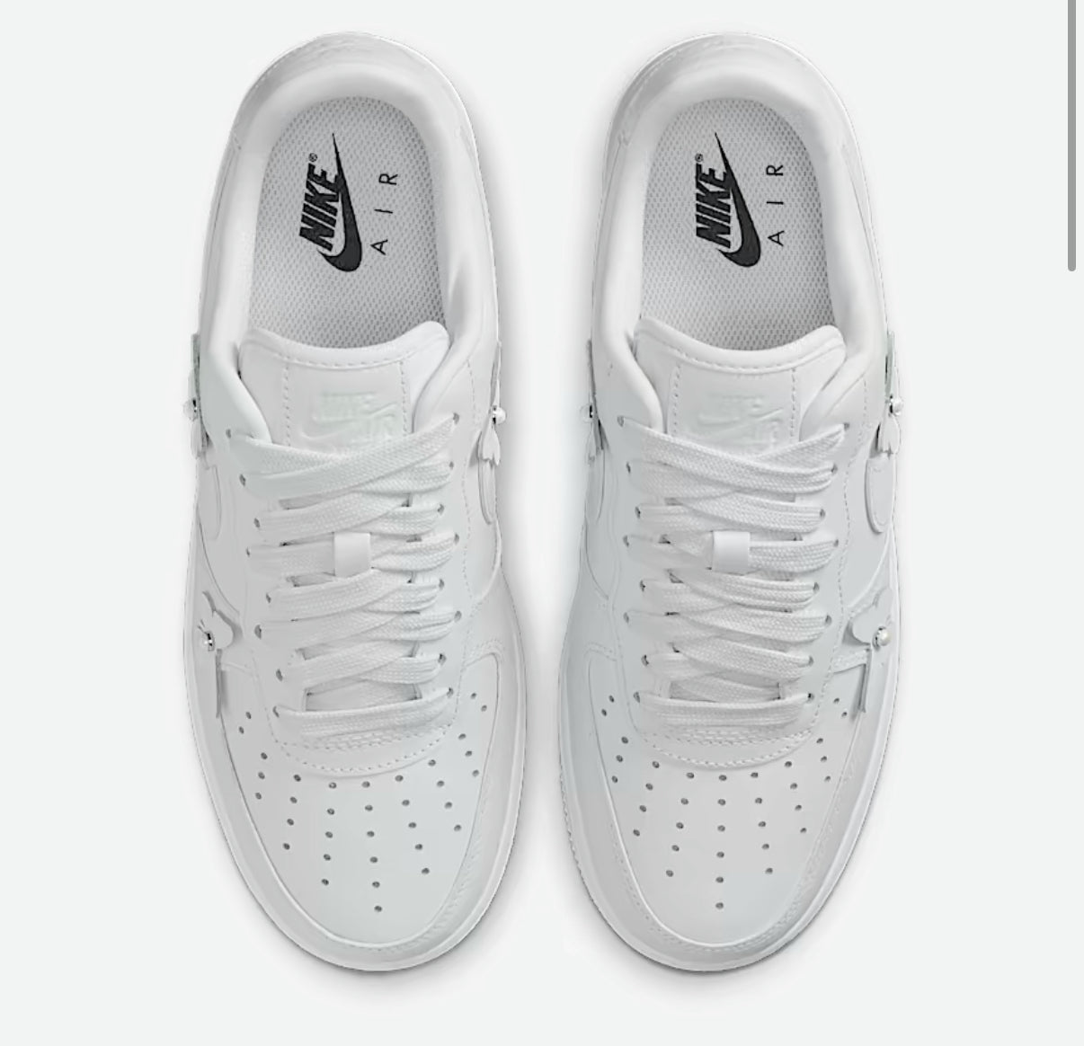 RARE Butterfly 🦋 Edition White Swarovski Nike Air Force 1