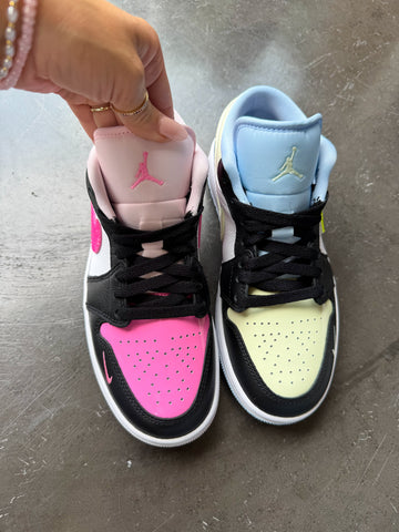 NEW Mismatch Swarovski Women’s Air Jordan 1 Low Shoes