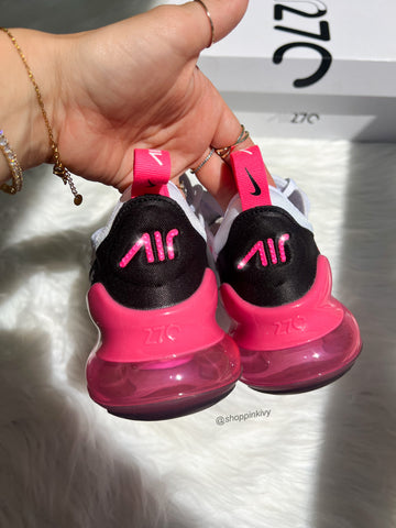 Hot Pink Swarovski Women's Nike Shoes Air Max 270