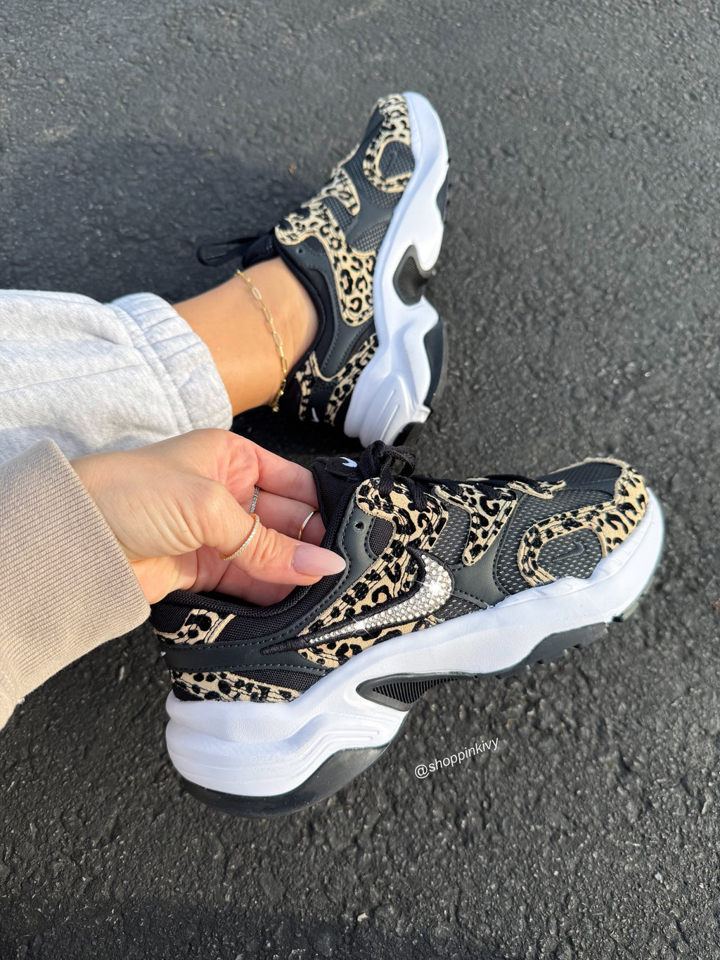 Leopard Swarovski Nike Women’s Shoes