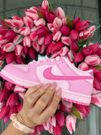 Pink Swarovski Dunk Low Shoes