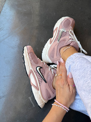 Blush Pink Swarovski Womens Nike Shoes