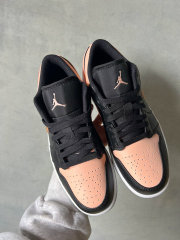 RARE Peach Pink Swarovski Women’s Air Jordan 1 Low Shoes