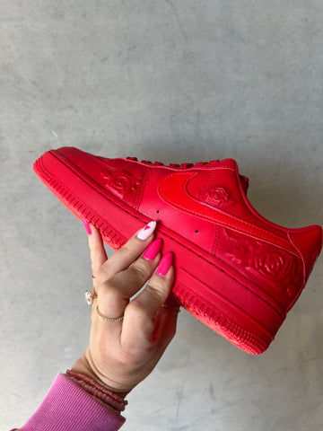 Red Roses Swarovski Nike Air Force 1