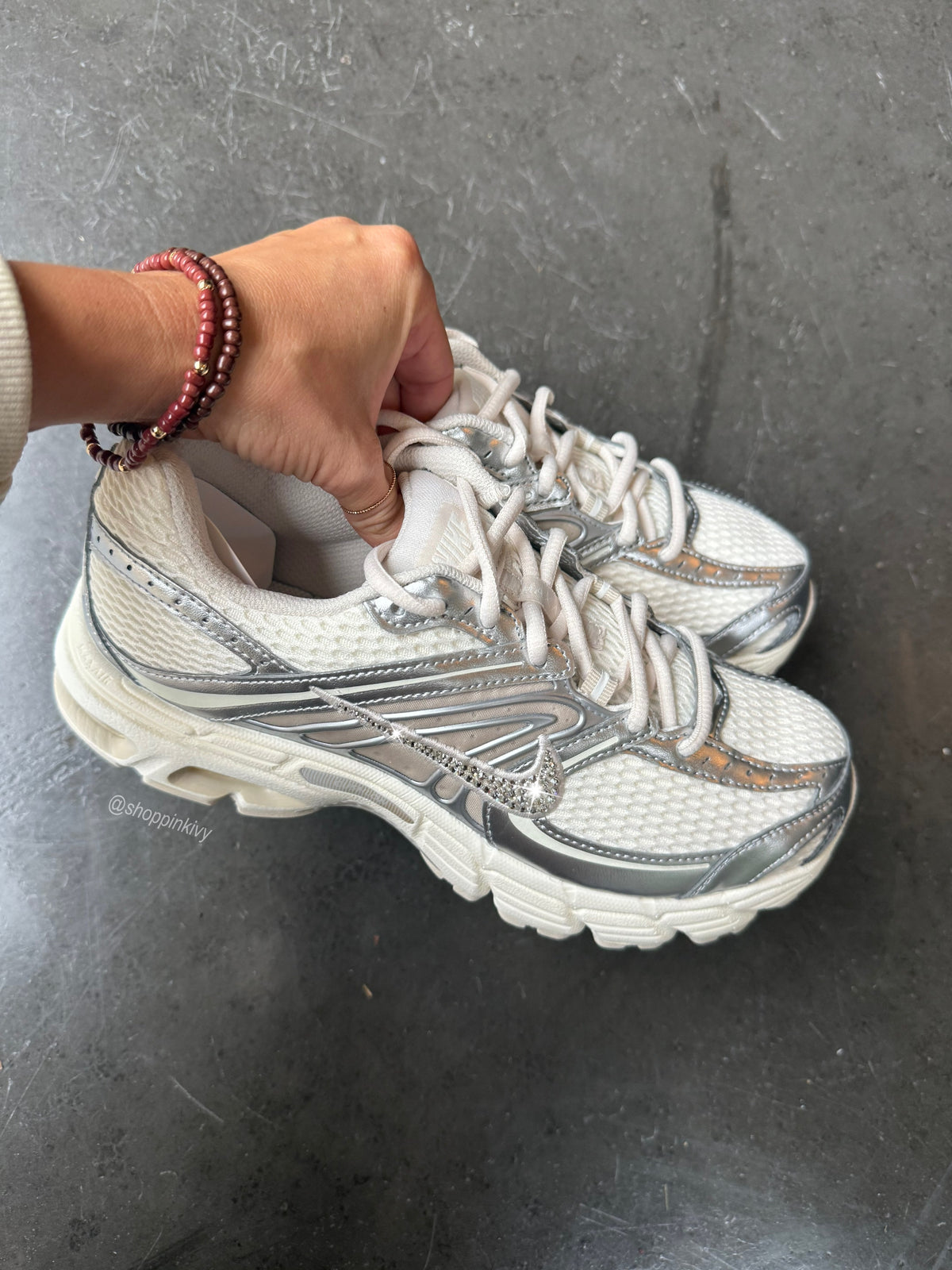 New Cream Metallic Swarovski Nike Air Max
