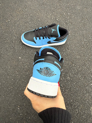 RARE SIZE 7 Light Sapphire Blue Swarovski Women’s Air Jordan 1 Low Shoes