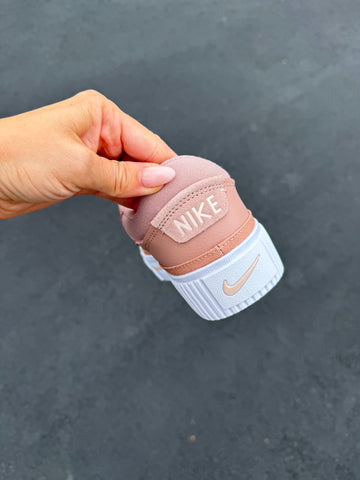 Blush Tan Swarovski Nike Platform Shoes