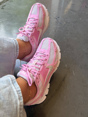 Cotton Candy Pink Swarovski Women Nike Vomero 5