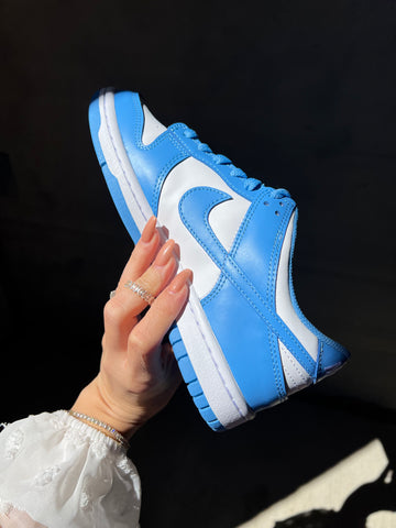 Blue Swarovski Womens Nike Dunk Shoes