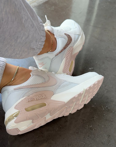 White Blush Swarovski Womens Nike Shoes