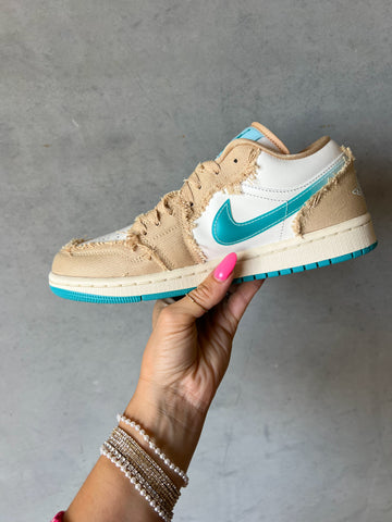 Beach Wave Swarovski Women’s Air Jordan 1 Low Shoes