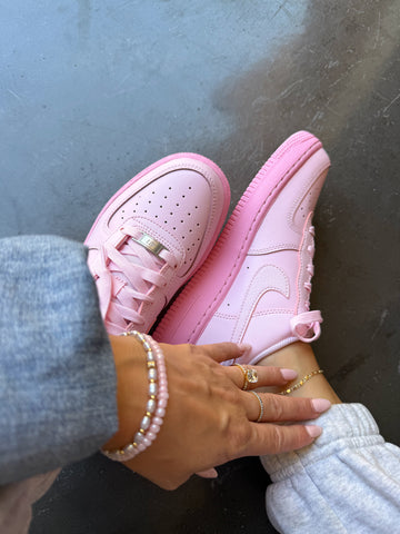 Cotton Candy Pink Swarovski Nike Air Force 1