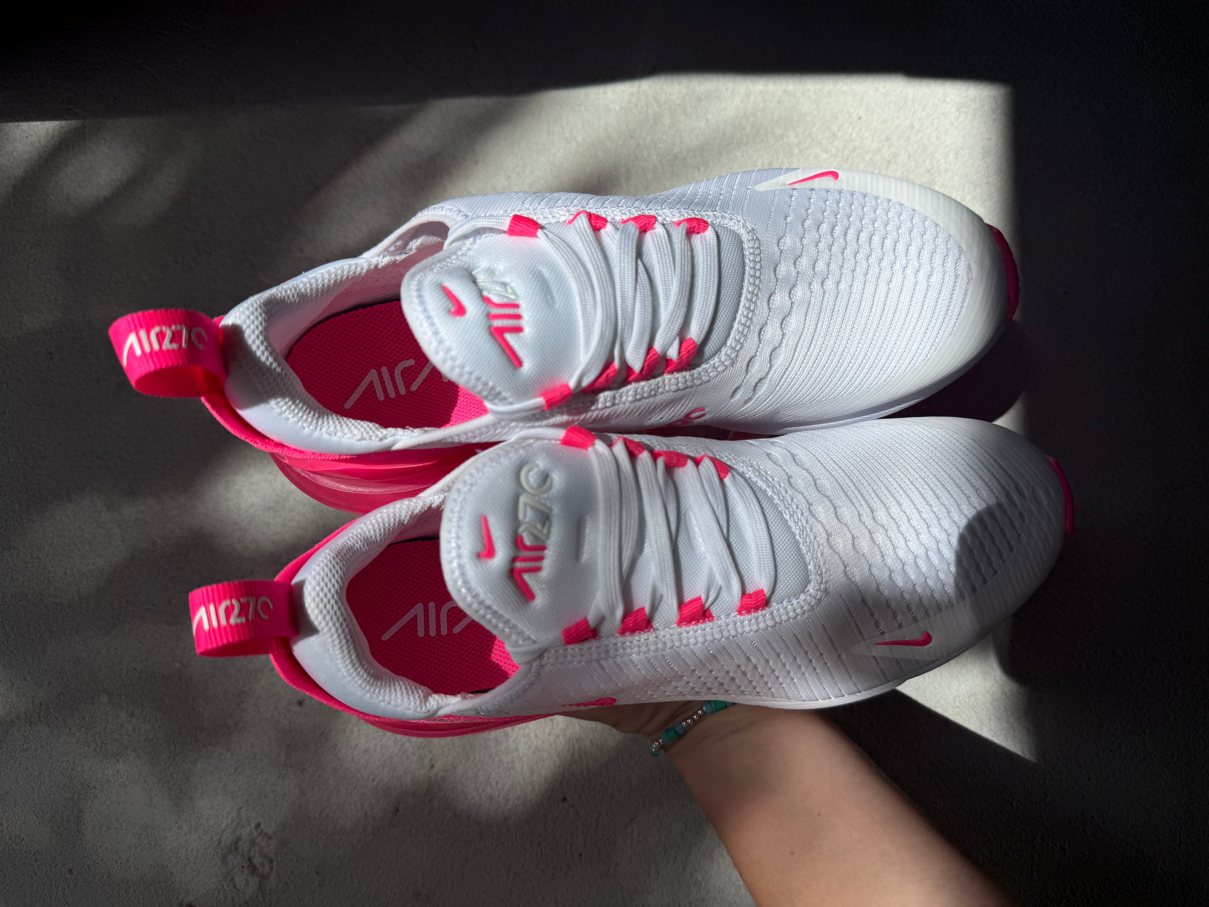 Zapatillas Nike Air Max 270 para mujer Swarovski rosa chicle