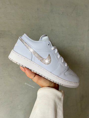 Ice Swarovski Women’s Air Jordan 1 Low Shoes