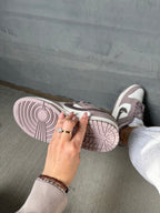 Cocoa Brown Swarovski Womens Nike Greige Dunk Shoes