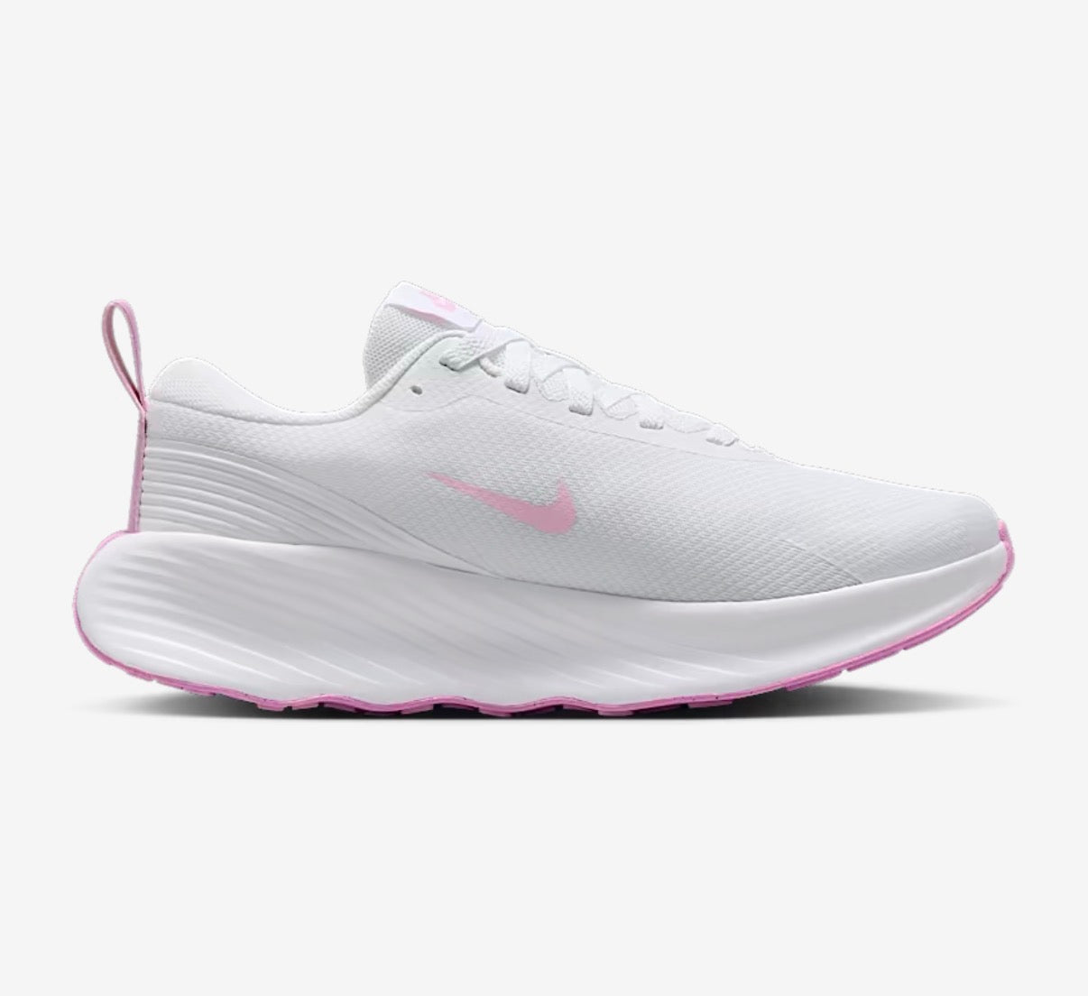 White and Pink Swarovski Womens Nike Shoes