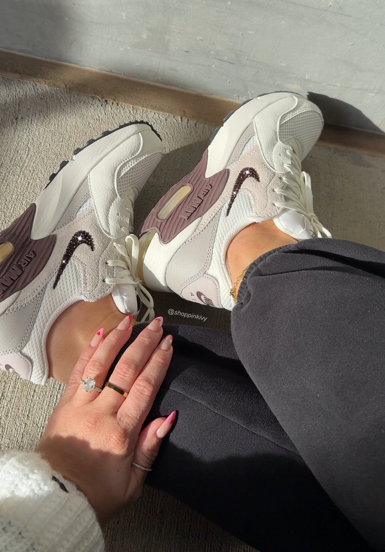 Neutral Cocoa Swarovski Nike Women’s Air Max