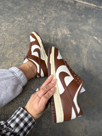 Fall ‘25 Chocolate Brown Swarovski Womens Nike Dunk Shoes