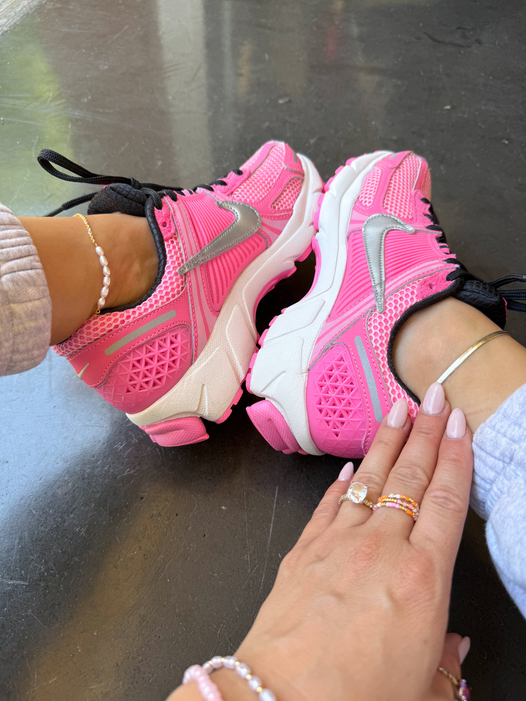 Bubblegum Pink Swarovski Women Nike Vomero 5