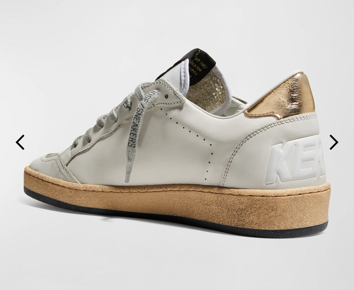 Zapatillas de mujer Gold Golden Goose Swarovski