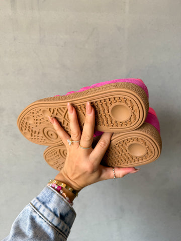 Hot Pink Fuchsia Swarovski Adidas Original Spezial Shoes