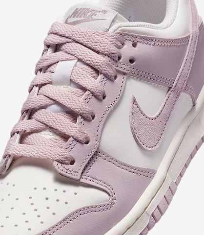 Pre-Order Lilac Pink Pink and Black Swarovski Womens Nike Dunk Shoes