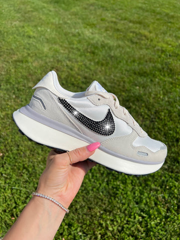 SIZE 8.5 Neutral Swarovski Womens Nike Shoes