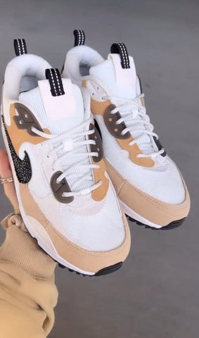 Neutral Swarovski Womens Nike Air Max 90