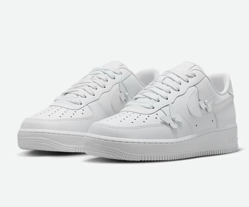 RARE Butterfly 🦋 Edition White Swarovski Nike Air Force 1